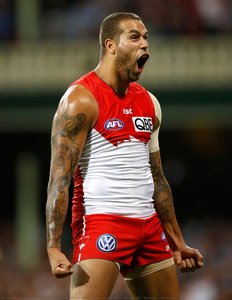 Lance Franklin, Afl 2017 Round 05 - Sydney V Gws Giants — Michael Andreas Willson, Contemporary Realism