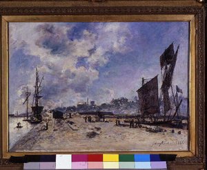 Quai À Honfleur — Johan Barthold Jongkind