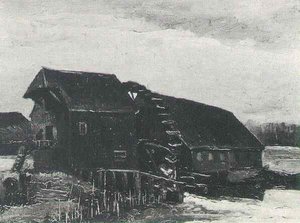 Water Mill At Opwetten — Vincent Willem Van Gogh