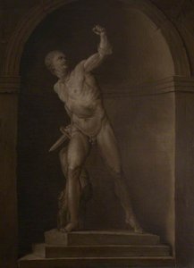 The Borghese Warrior In A Niche — Louis Gabriel Blanchet