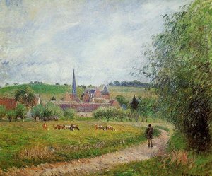 View Of Eragny — Camille Pissarro