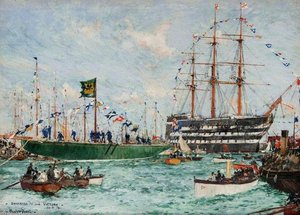 'shamrock Iv' And 'victory' — Charles Edward Dixon