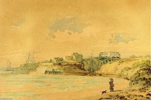 Seaton Sluice, Northumberland — Thomas Girtin