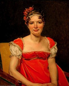 Laure-emilie-felicite David, La Baronne Meunier — Jacques-louis David, Neo-classicism