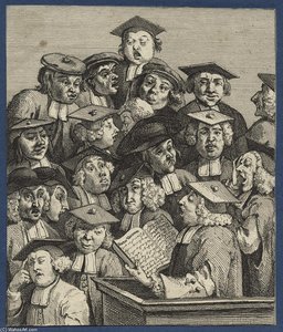 Scholars At A Lecture — William Hogarth