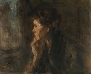 "Meditation", Jozef Israëls, 1896