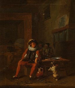 Cavalier Seated In A Tavern — Egbert Van Heemskerck Ii
