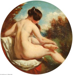 Bather Turned To The Right — William Etty
