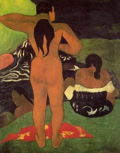 Tahitian Women Bathing — Eugène Henri Paul Gauguin