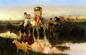 Bringing Up The Trail — Charles Marion Russell