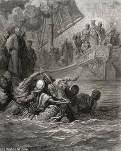 Death Of Almoadam — Paul Gustave Doré