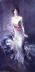 Portrait Of Madame Doyen — Giovanni Boldini