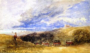 Peace And War: Lympne Church And Castle — David Cox