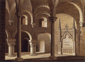 The Upper Chapel At The Imperial Castle With The Design Of An Epitaph For Albrecht Dürer — Christian Ludwig Stieglitz, Romanticism