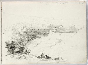 Convent Of Volterra — Thomas Cole, Hudson River School