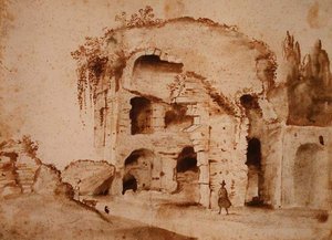 A Ruin On The Palatine — Claude Lorrain (claude Gellée)