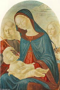 Madonna With Child, St Sebastian And St Catherine Of Alexandria — Neroccio De Landi