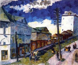 Street In Sergiev Posad — Aristarkh Vasilevich Lentulov