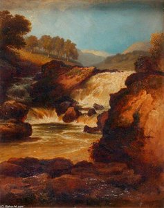 A Waterfall — James Arthur O Connor