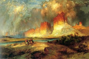 Cliffs Of The Upper Colorado River, Wyoming Territory — Thomas Moran