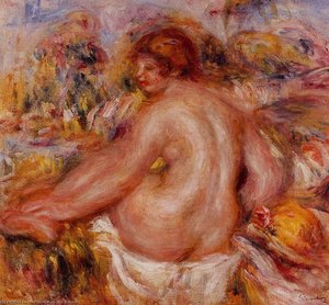 Seated Nude — Pierre-auguste Renoir, Impressionism