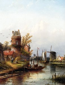 Coenraad vue de buiksloot pres d amsterdam