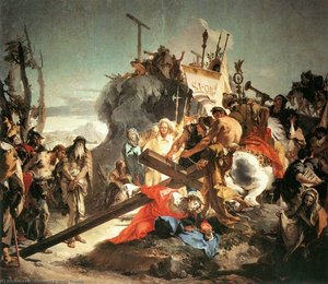 Christ Carrying The Cross — Giambattista Tiepolo, Rococo
