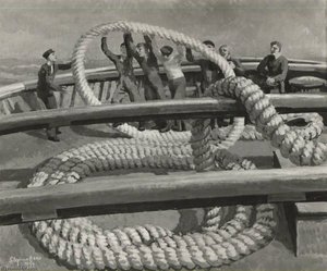 Hm Rescue Tug 'samsonia' The 20 Inches Manilla Cable — Stephen Bone