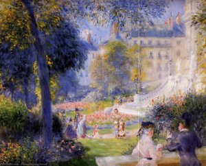 Place De La Trinite — Pierre-auguste Renoir