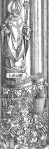 Triumphal Arch (detail) — Albrecht Dürer, Northern Renaissance