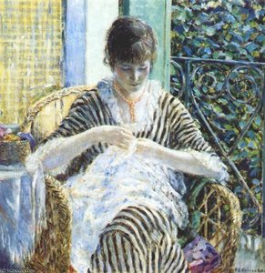 On The Balcony — Frederick Carl Frieseke