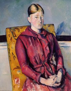 Madame Cezanne In A Yellow Chair — Paul Cézanne, Post-impressionism