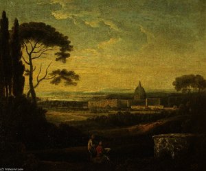 A Distant View Of St Peter's, Rome — Richard Wilson