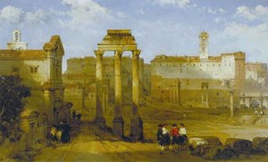 The Forum, Rome, Italy — David Roberts