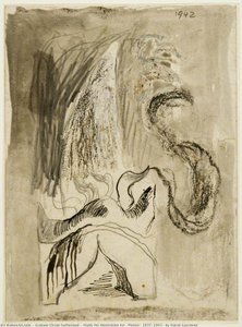 Study For Illustration For 'poems, 1937–1942' By David Gascoyne — Graham Vivian Sutherland