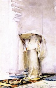 Incensing The Veil — John Singer Sargent