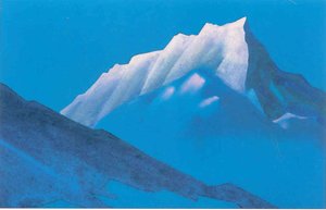 Study Of Mountains (13) — Nicholas Roerich, Symbolism