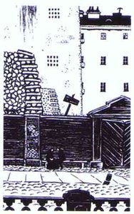 Illustration For Dostoyevsky's White Nights 3 — Mstislav Dobuzhinsky, Expressionism