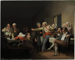 Les Hommes Se Disputent — Louis Léopold Boilly, Neoclassicism