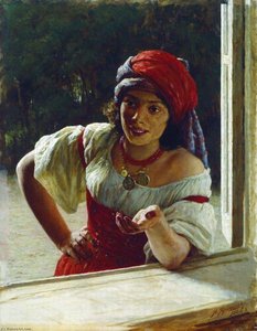 The Gypsy — Nikolai Aleksandrovich Yaroshenko