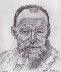Study Of Self-portrait — Ferdinand Hodler