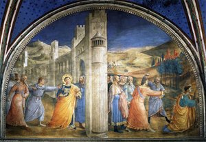 E,wall - Lunette Of The East Wall — Fra Angelico