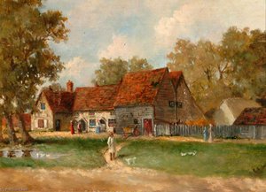 'the White Lion' As It Was In The 1880s — Charles Langton Lockton