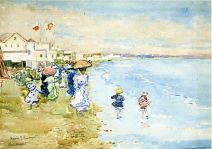 Revere Beach, Boston — Maurice Brazil Prendergast