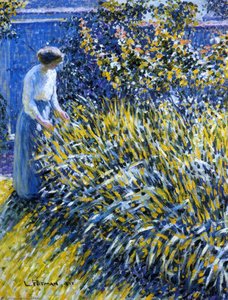 Lady In A Garden — Louis Ritman