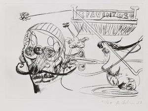 L.p.a. (for Parkett No. 79) — Albert Oehlen