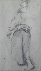Study Of A Moroccan Jewish Child For The Painting 'the Justice Of The Pasha' — Alfred Dehodencq
