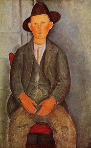The Little Peasant — Amedeo Clemente Modigliani