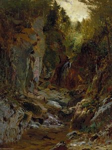 The Flume, Opalescent River, Adirondacks