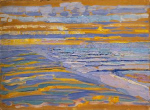 View from the Dunes with Beach and Piers, Domburg